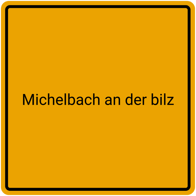 Meldebestätigung Michelbach an der Bilz